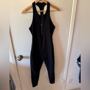 Bombshell Sportswear Black Bodysuit Zip - L